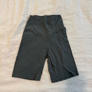 Aerie Dark Green Biker Shorts